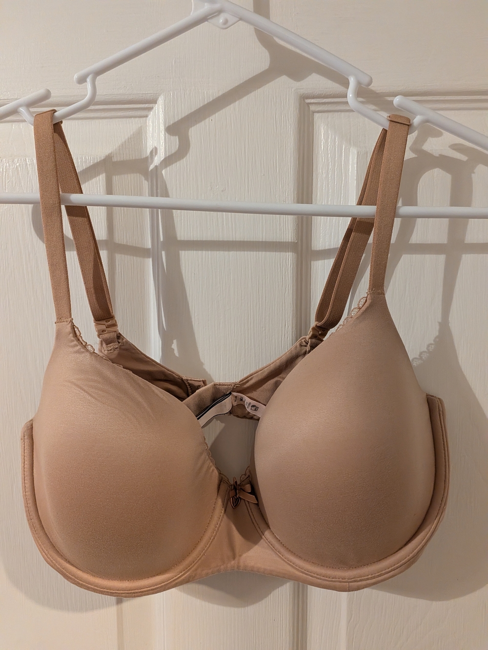 Victoria's Secret Nude Lined Demi Bra 34 DD